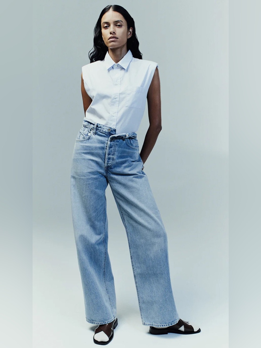 Citizens of Humanity Gwendoline High Rise Scrunch Jean In Dakota